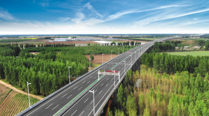 这标志着,连同既有的京港澳,大广,荣乌,津石4条高速,包含"四纵三横"