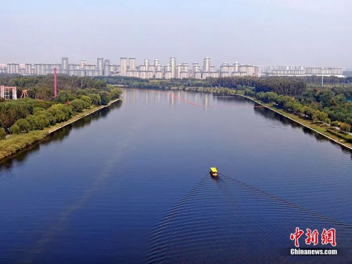北京通州,京杭大运河北京城市副中心段。张涛摄